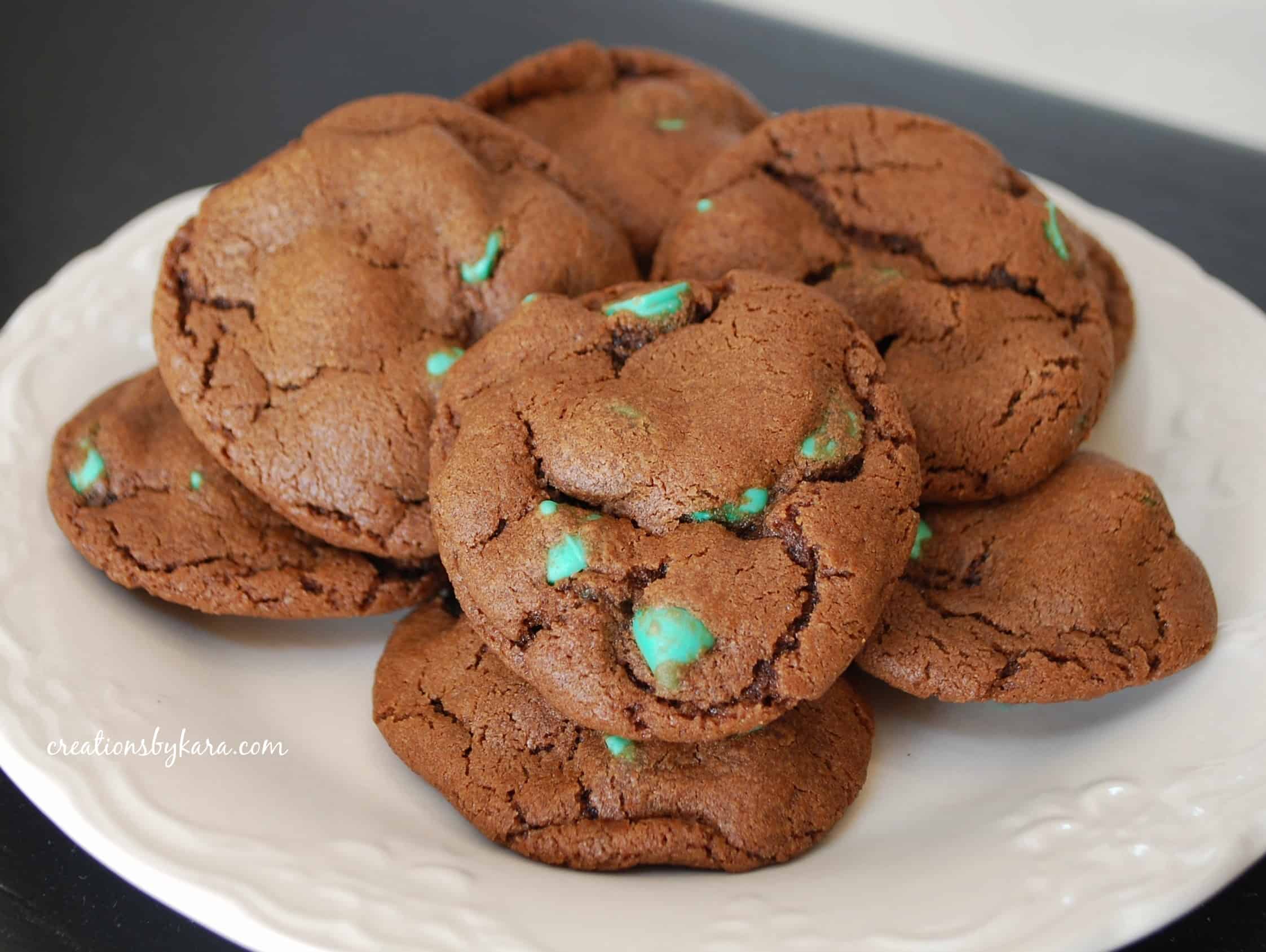 Amazing Chocolate Mint Cookies