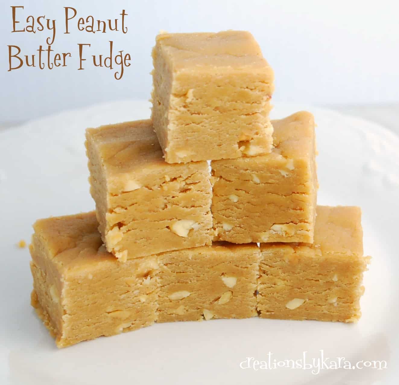 What is an easy recipe for peanut butter fudge?