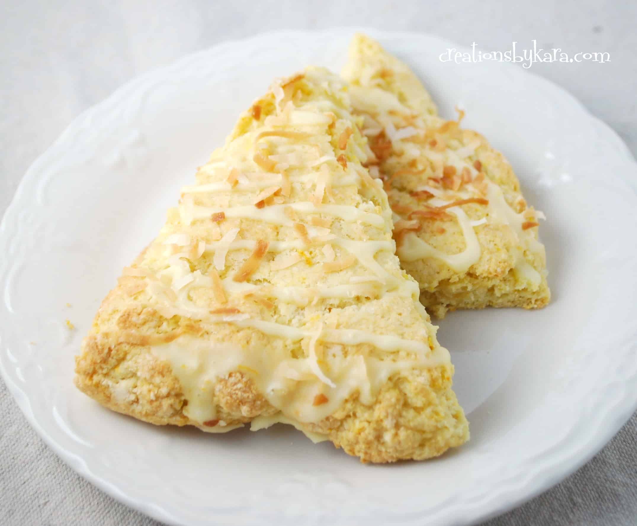 Coconut-orange-scones