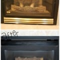 spray-paint-diy, fireplace-makeover