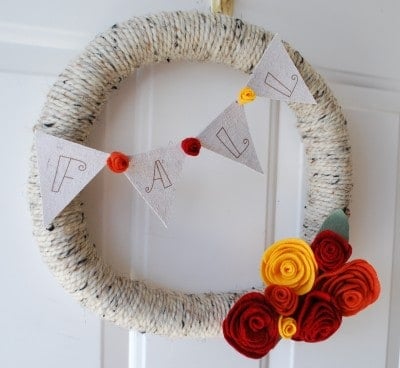 yarn fall wreath 015