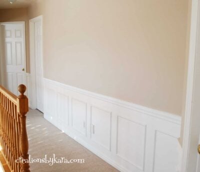 diy trim in hallway 004
