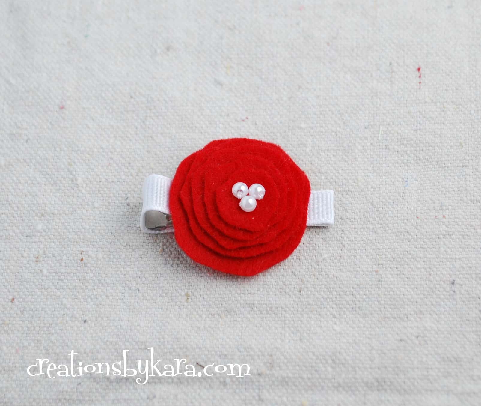 layered felt flower-tutorial