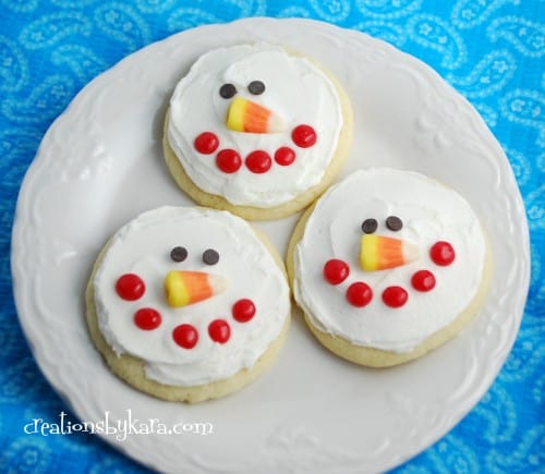 snowman-sugar cookie-recipe