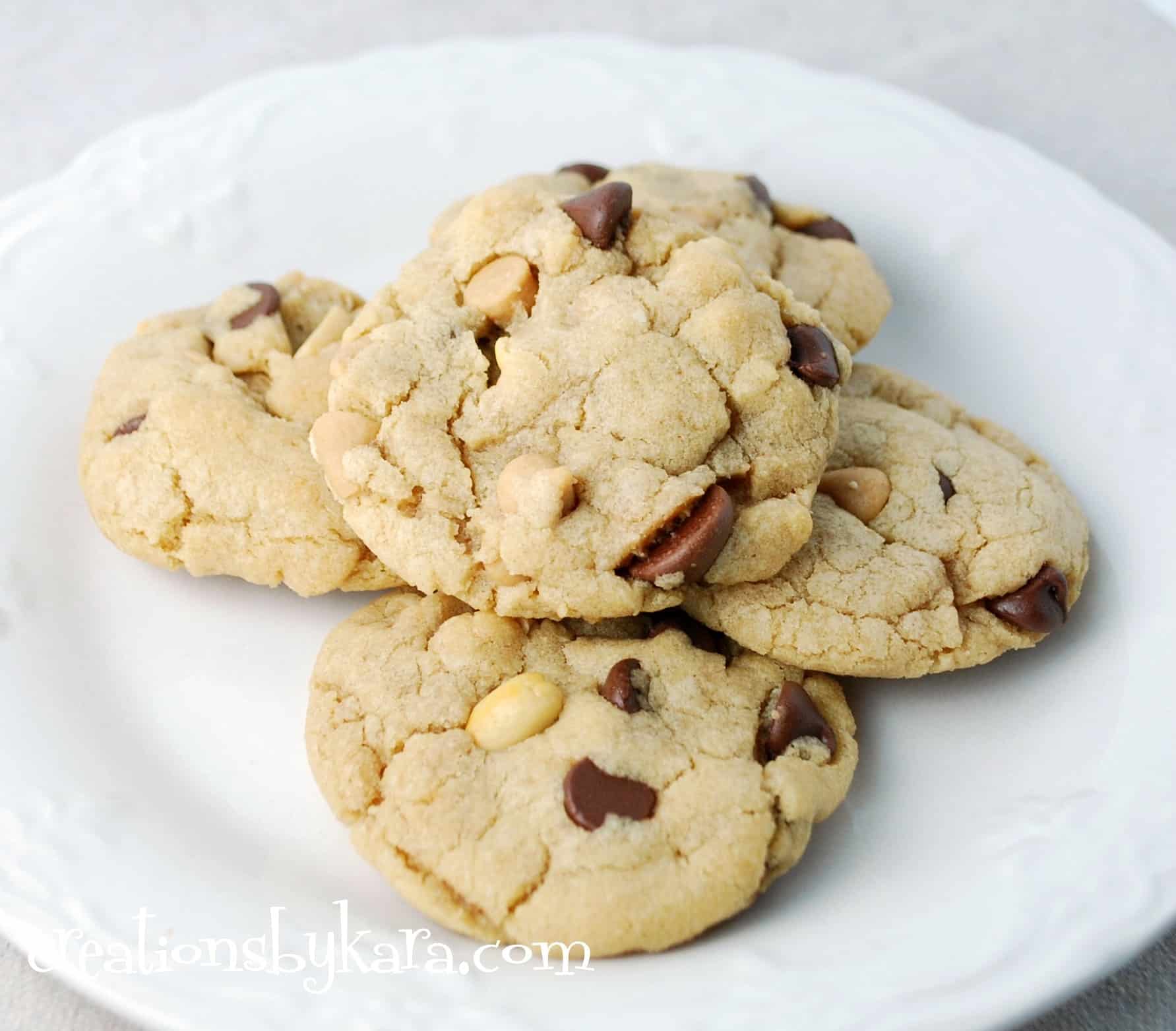 chocolate chip peanut butter cookies 001 - Creations by Kara