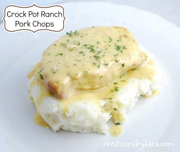 crock-pot-recipe, ranch-pork-chops
