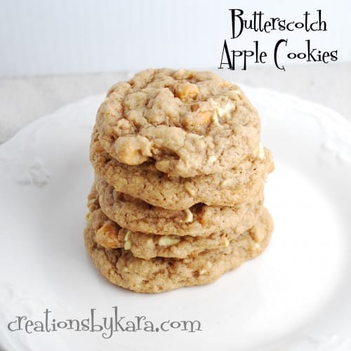 Butterscotch Apple Cookies