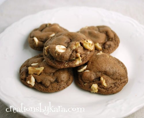 Soft Chocolate Ice Cream Cookies