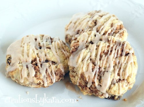 Cinnamon Swirl Raisin Biscuits