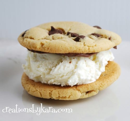 Nutella Ice Cream Sandwiches