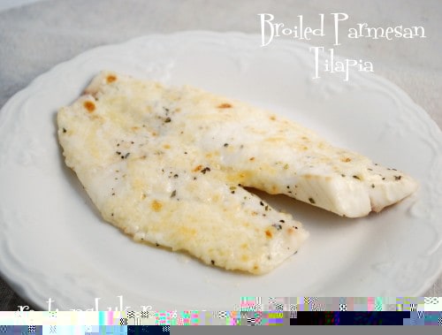 Broiled Parmesan Tilapia