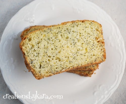Lemon Poppy Seed Zucchini Bread
