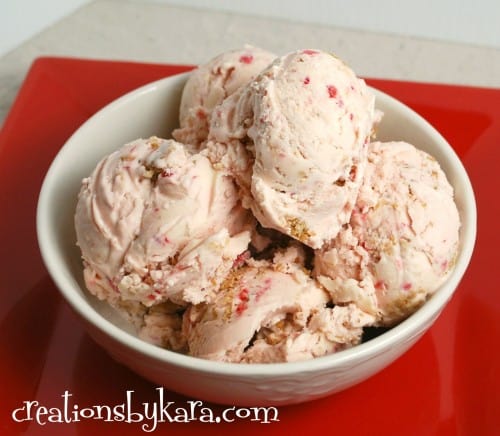 Strawberry Cheesecake Ice Cream