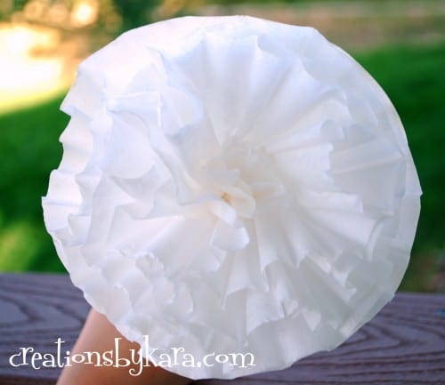 Coffee Filter Flower Tutorial