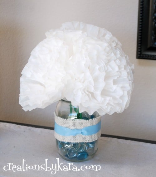 Coffee Filter Flower Tutorial