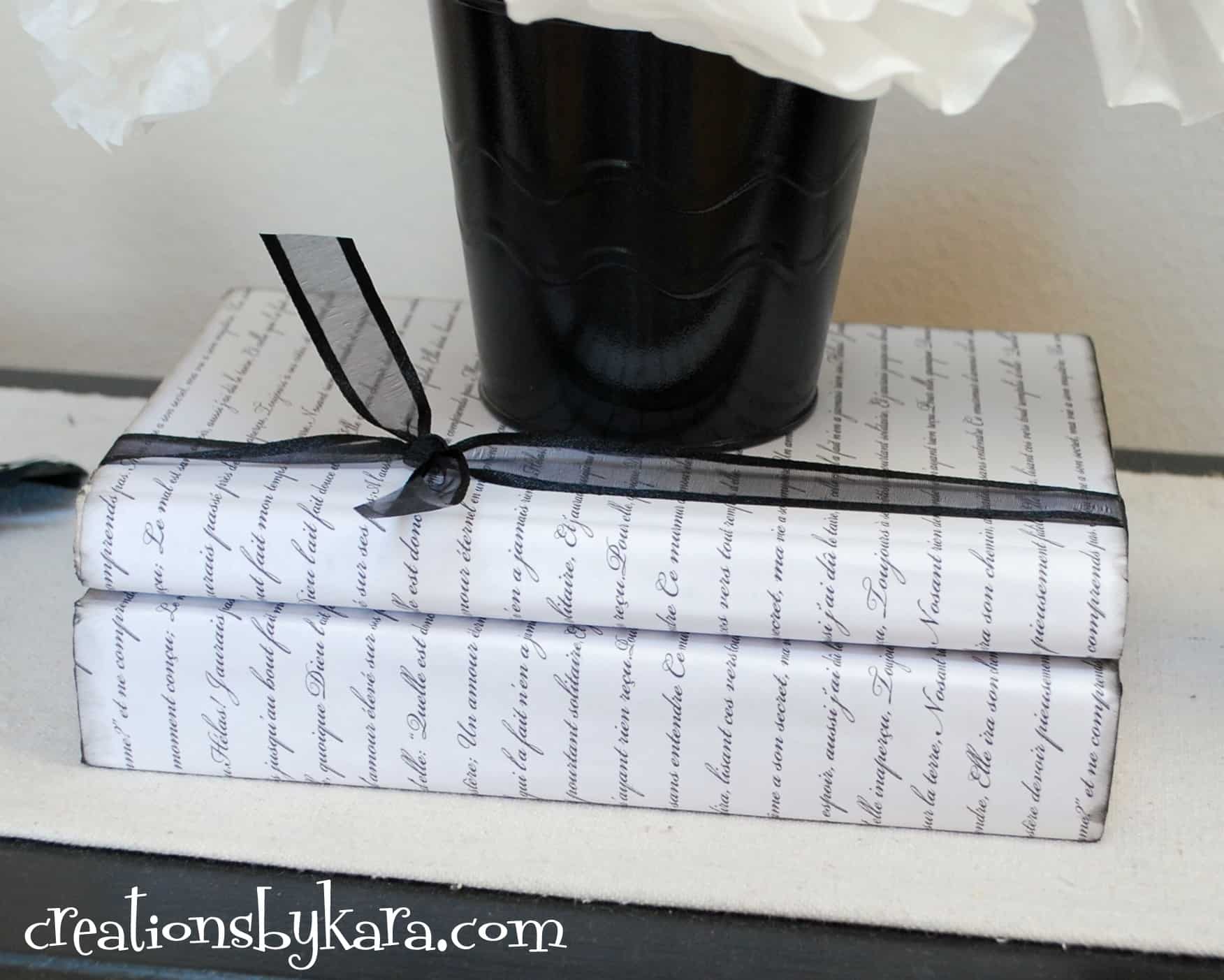 diy-paper-wrapped-vintage-books