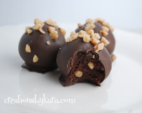 Toffee Chocolate Cake Bites