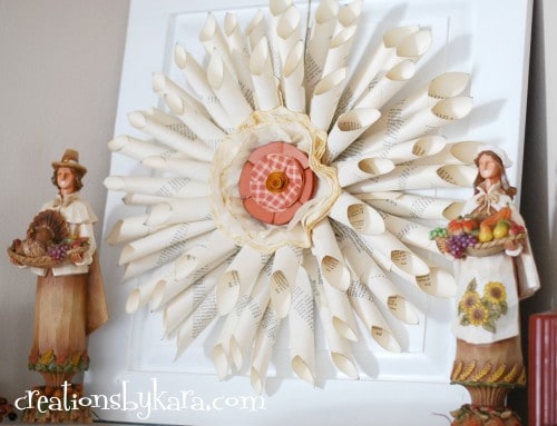 Fall Decor-Fall Mantel 2012