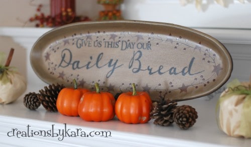 Fall Decor-Fall Mantel 2012