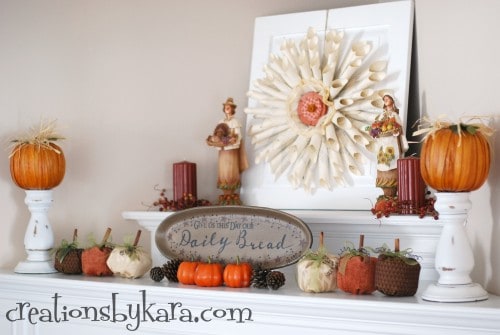 Fall Decor-Fall Mantel 2012 021
