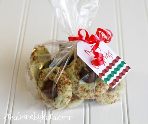 Pistachio Kiss Cookies
