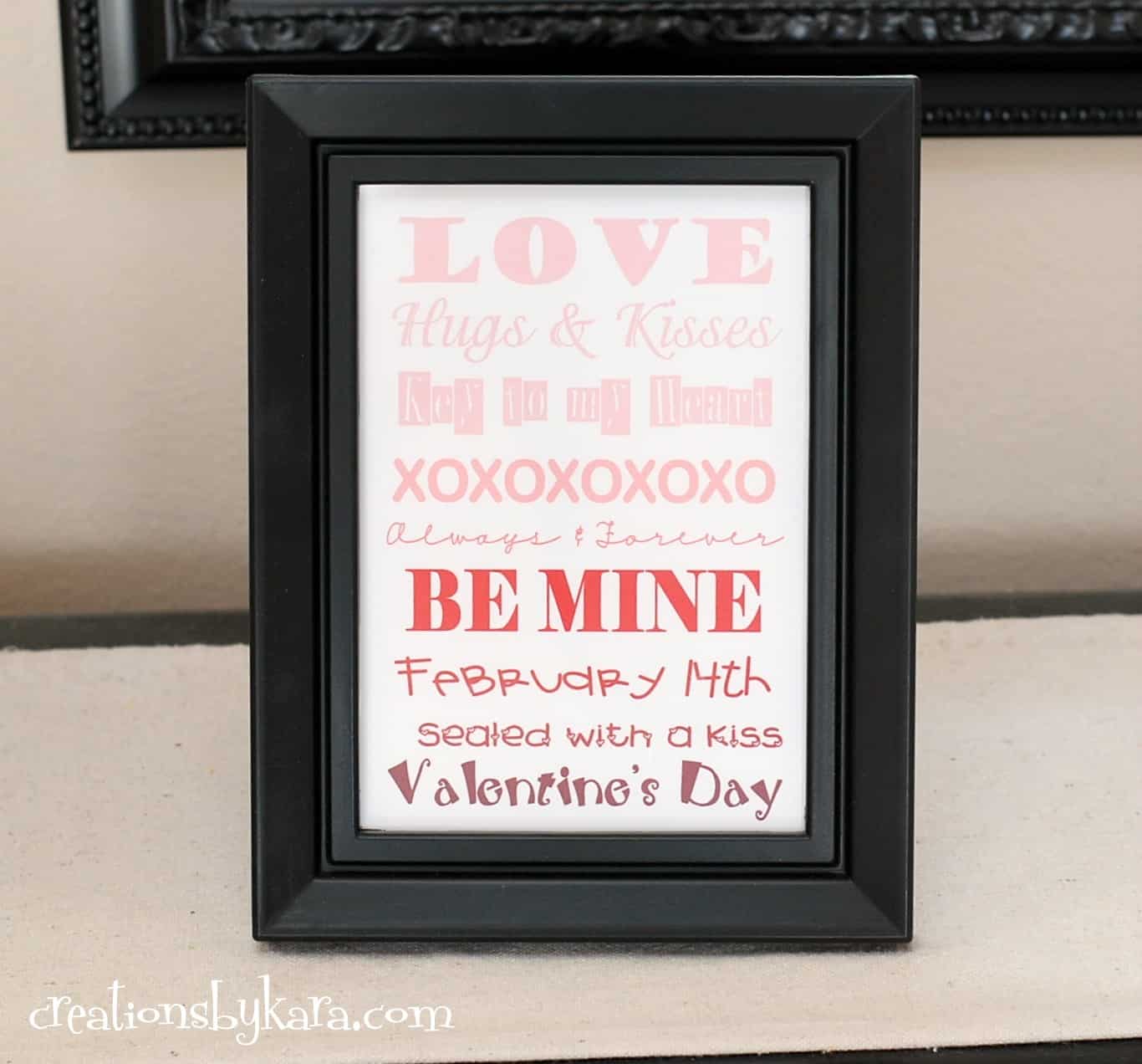 free-printable, valentine-ombre