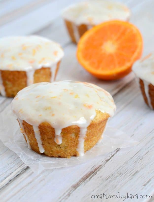 orange banana muffins