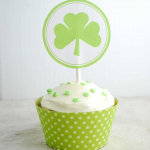 St. Patrick's Day Cupcake Toppers--Free Printable
