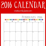 Free Printable 2016 Calendar
