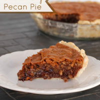 Chocolate Chip Pie with Pecans