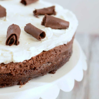 Double Chocolate Mousse Cake Recipe