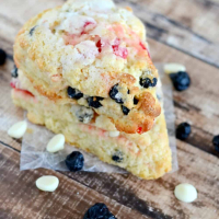 Cherry Blueberry Scones Recipe (for July 4th)