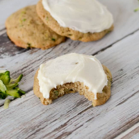 Zucchini Cookies with Cream Cheese Frosting