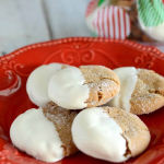 The Best White Chocolate Dipped Ginger Cookies