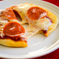 Mini Pizzas with Homemade Pizza Crust and Sauce
