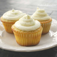 Lime Cupcakes with Cream Cheese Frosting