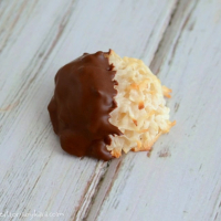 Chocolate Dipped Macaroons Recipe