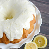 Lemon Bundt Cake with Cream Cheese Frosting