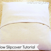 How to Make a Pillow Slipcover