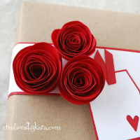 Rolled Paper Roses {Tutorial}
