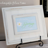 Interchangeable Picture Frame Tutorial