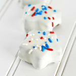 Star Shaped Brownie Bites for the 4th of July