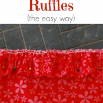 Sewing Tip: How to Sew Ruffles the Easy Way