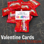 Printable Valentine Cards--Skittles