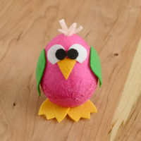 Kids Craft Idea: Cute Baby Bird