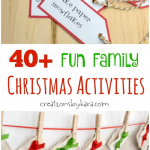 Christmas Activities Advent Calendar Ideas {Free Printable}