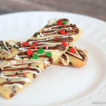 Chocolate Drizzled Christmas Cookie Sticks