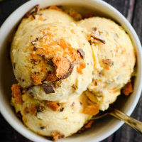 Homemade Butterfinger Ice Cream Recipe