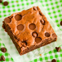 The Best Homemade Chocolate Chip Brownies Ever