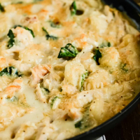 One Pan Creamy Chicken and Gnocchi